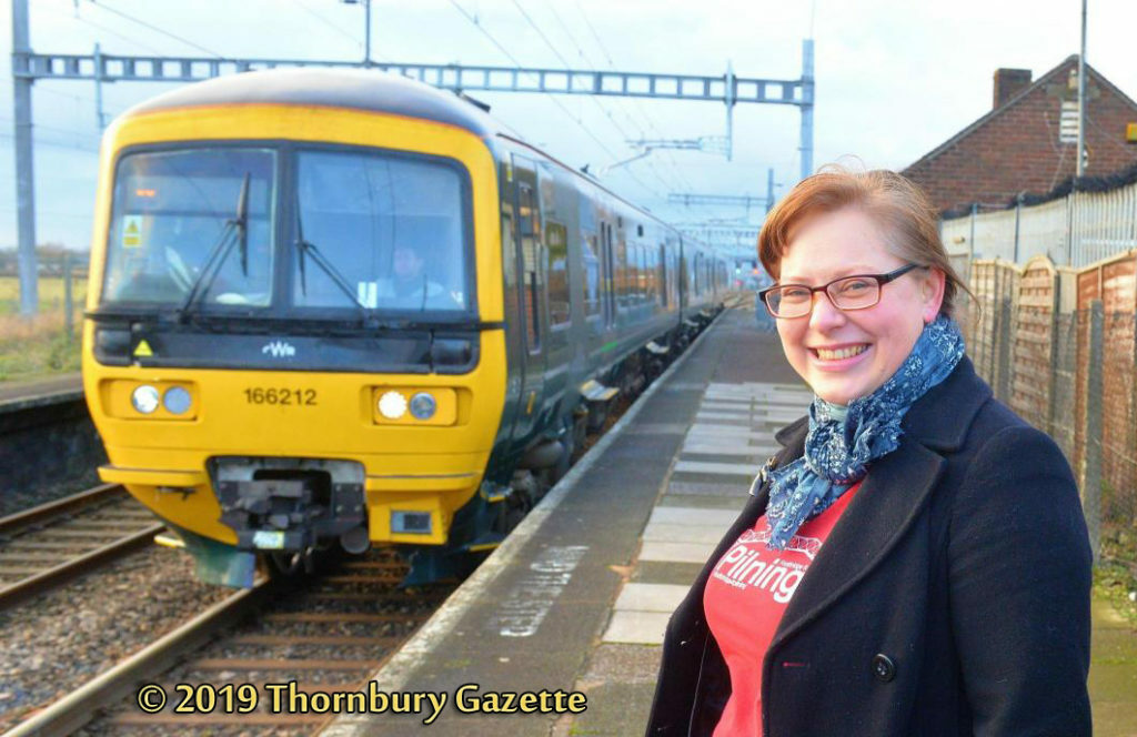 Olga Taylor at Pilning Station